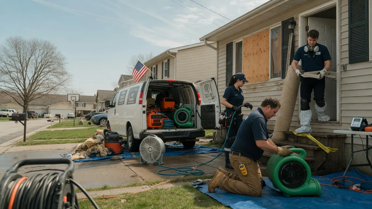 Water Damage Restoration in Stronghurst, IL near me